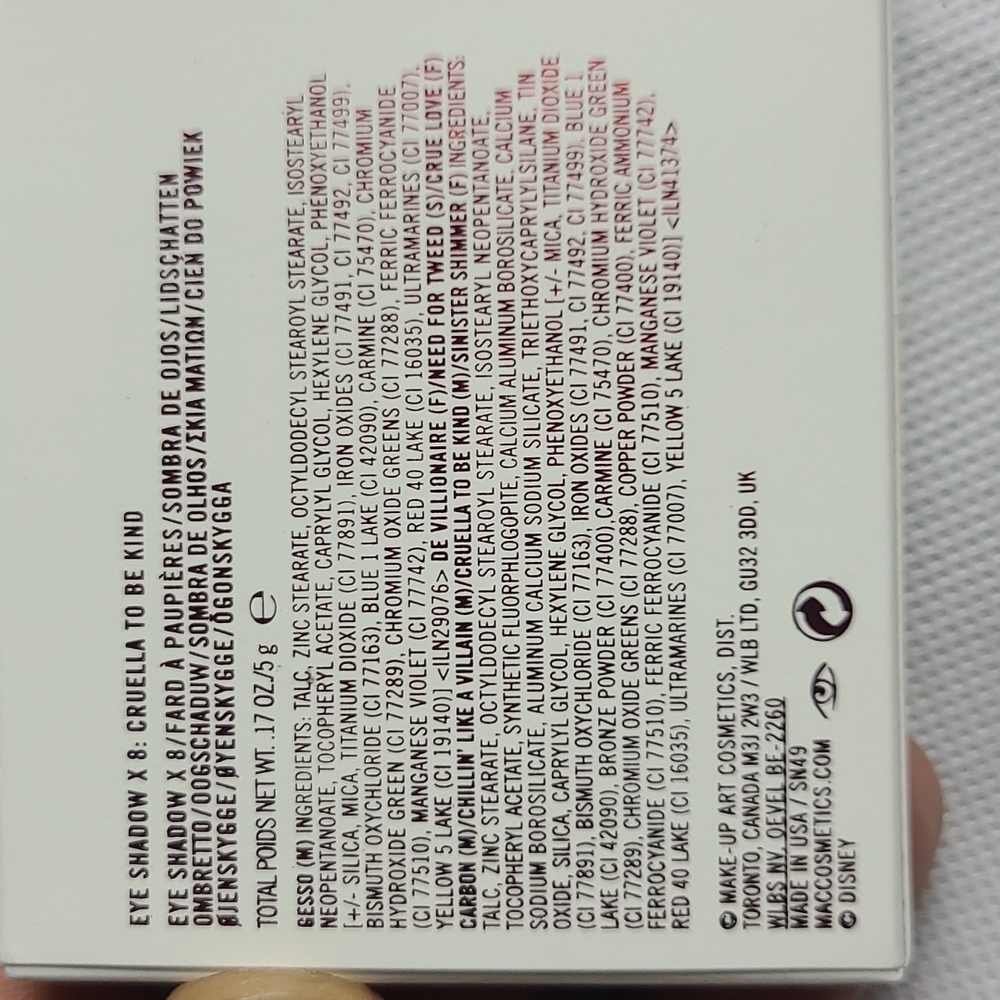 Disney MAC Cruella Collection #1 - Picture 5 of 5